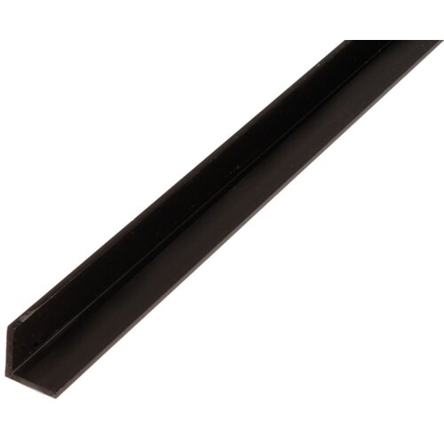  Rubni profil (2.000 x 25 x 25 mm, debljina: 1,8 mm, pvc, crne boje) Slike
