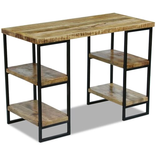  Uredski Stol Drvo Manga 110x50x76 cm Slike