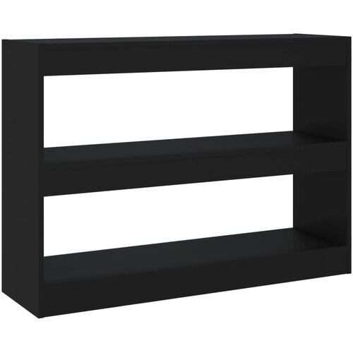 Maison Chic Knjižna omara - Knjižni regal črna 100x30x72 cm, (21723129) Slike