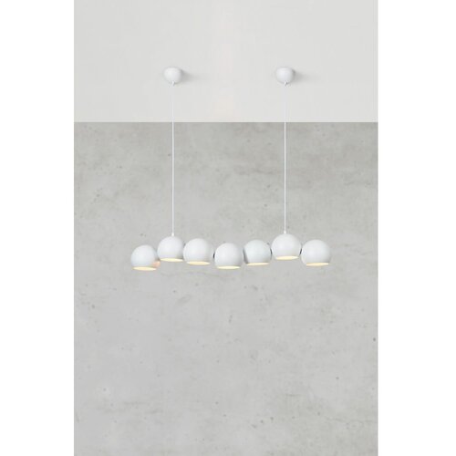 Marksl&amp;ouml;jd 108859 - Luster na sajli CUPOLO 7xE14/40W/230V bela Slike