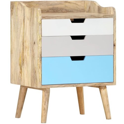 VidaXL Nočna omarica 47x35x63 cm trden mangov les Slike