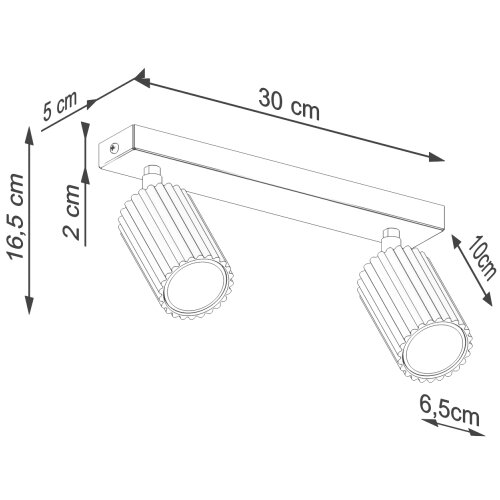  Brilagi - LED spot svetiljka CRESTO 2xGU10/10W/230V braon Slike
