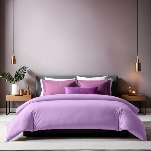  tonne viole - 36 lilac ranforce super king quilt cover (fr) (it) Cene