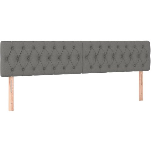  box spring s madracem tamnosivi 120 x 190 cm tkanina Slike