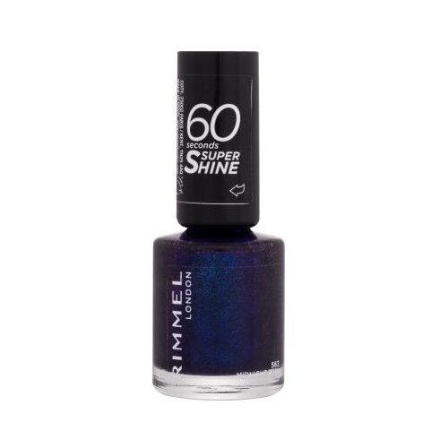 Rimmel London 60 Seconds Super Shine lak za nohte 8 ml Odtenek 563 midnight rush Cene