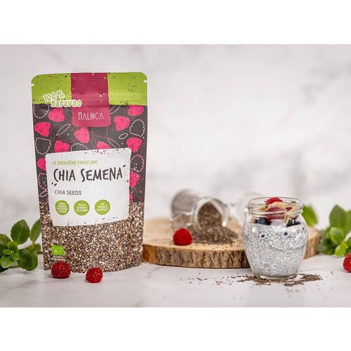 Malinca chia semena iz ekolo&amp;scaron;ke pridelave 200g 3+1 gratis Slike