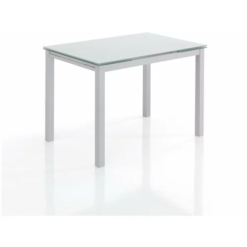 Tomasucci Raztegljiva jedilna miza s stekleno mizno ploščo 70x110 cm –