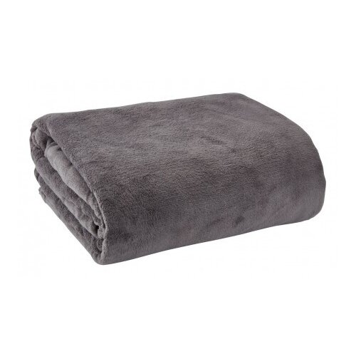  Ćebe dragehode pli&amp;scaron; 140x200 tamno siva ( 4544463 ) Slike