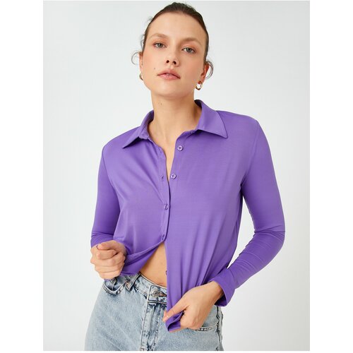 Koton Shirt - Purple - Regular Slike