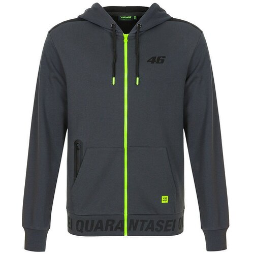  Mu&amp;scaron;ka Vr46 Valentino Rossi Core Quarantasei zip majica sa kapuljačom Slike