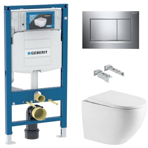 Geberit SIKOGESTOR67S30K sat wc &amp;scaron;koljka s kompletom duofix 111.300.00.5 Sigma30 Slike