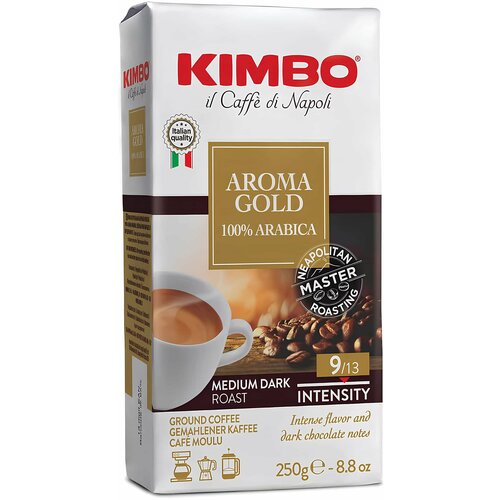 KIMBO aroma gold 100% arabica 250g | mlevena espresso kafa Slike