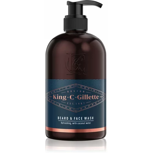 King C. Gillette Beard & Face Wash šampon za bradu 350 ml
