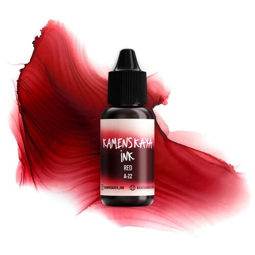  Alkoholno mastilo KAMENSKAYA A-LINE 15ml A-22 red Cene