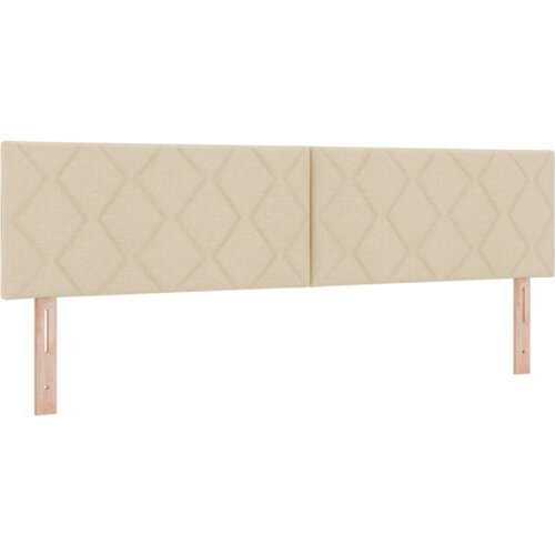 Box Spring Krevet s Madracem Krem 180x200 cm Tkanina Slike