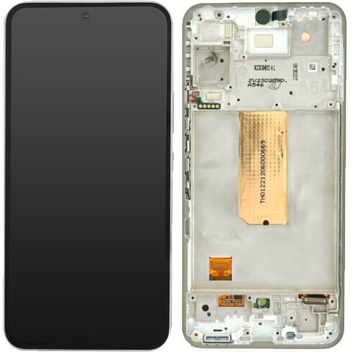 Samsung Uradni zaslon Galaxy A54 5G - LCD zaslon na dotik, bel (servisni paket), (21733291) Slike