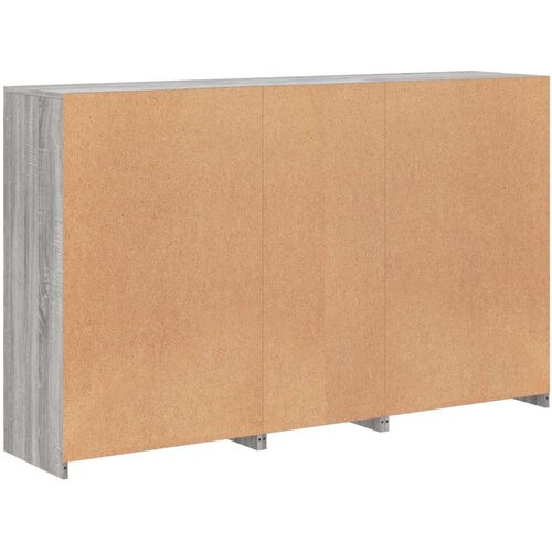  Komoda z LED lučkami siva sonoma 162x37x100 cm Slike