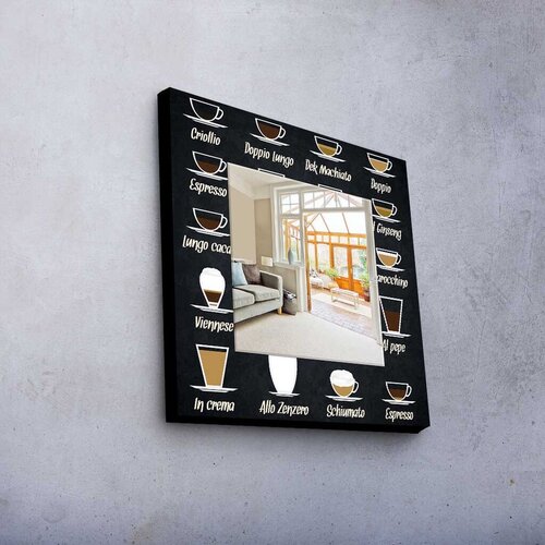 Wallity ogledalo MA-067, 50x50cm Cene