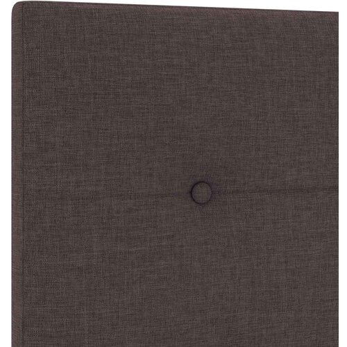 Boxspring krevet s madracem Tamno smeđa 90 x 200 cm Tkanina Slike