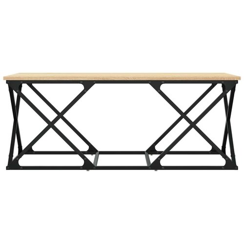 vidaXL Stolić za kavu boja hrasta 100 x 49 x 40 cm konstruirano drvo Cene