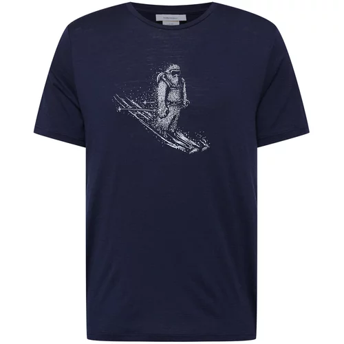 ICEBREAKER Funkcionalna majica 'SkiingYeti' temno modra / bela