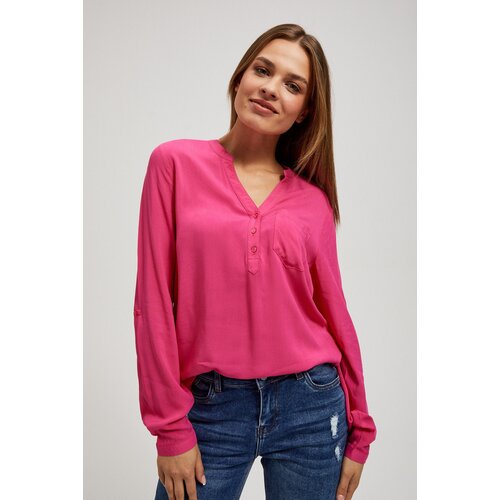 Marisse V-Neck Shirt With A Pocket Cene