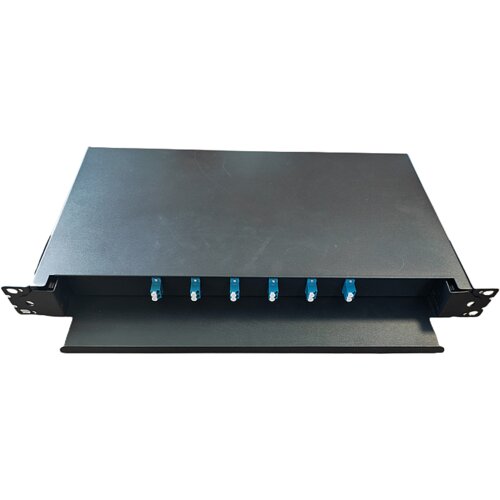 ExeLink Optički patch panel sa 12 konektora LC/UPC sa kliznim mehanizmom 1 U Slike