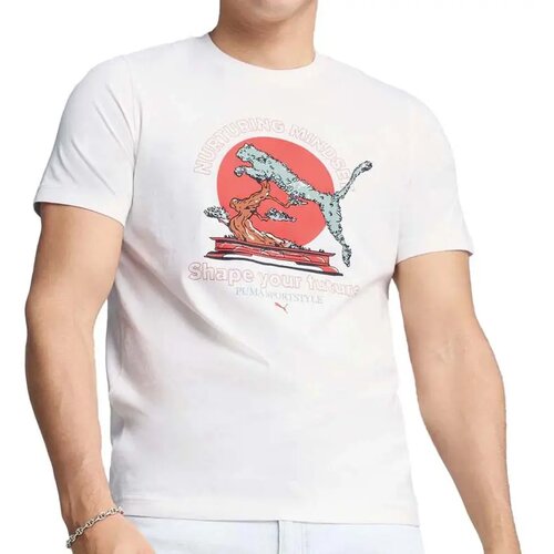 Puma Mu&amp;scaron;ka majica Graphics Bonsai Tee, Bela Slike
