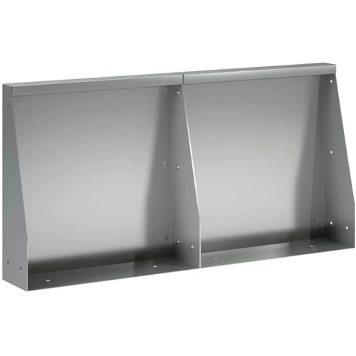  Zid za zadržavanje 2 kom. 40 x 12 x 30 cm Pocinčani čelik - Pocinčani čelik 40 x 12 x 30 cm 2 x Ravno Cijene