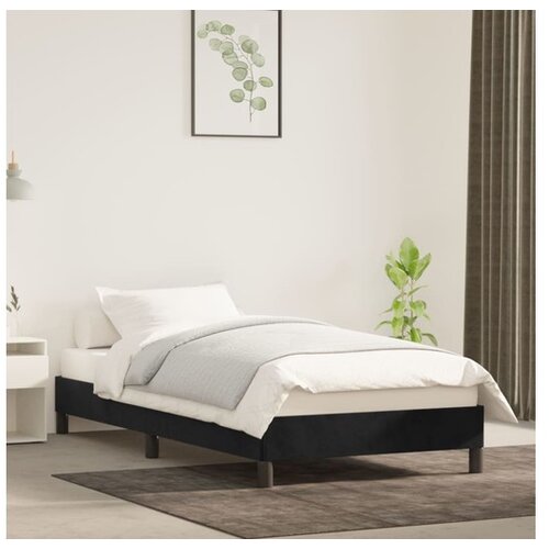 Za krevet crni 90x190 cm bar&scaron;unasti Cijene