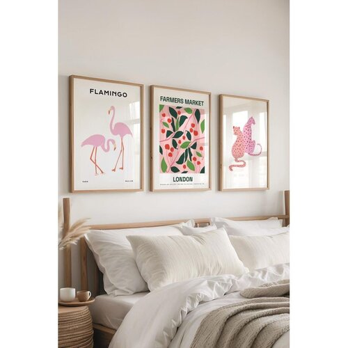 WALLXPERT &Ccedil;-300351 - 3040 set dekorativnih slika u vi&scaron;e boja (3 komada) Cene