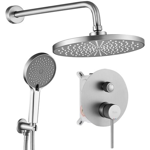 REA Bath Tu&amp;scaron; set Rea Lungo Stripe Nickel Brush + BOX Slike