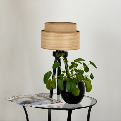  Brilagi - Stona lampa MONTANA BOHO 1xE27/15W/230V braon/crna Slike