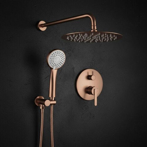 REA Bath Komplet za tu&amp;scaron;iranje za vgradnjo Ontario Brush Copper + BOX Slike