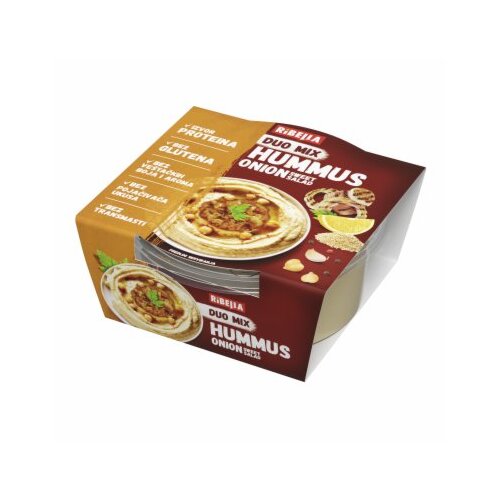 Ribella hummus namaz od leblebija duo mix onion salad Cene