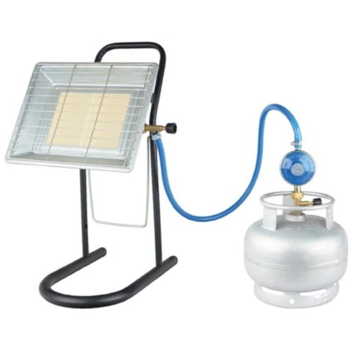 Nurgaz Plinska grejalica, 3300 W, Srebrna boja Slike