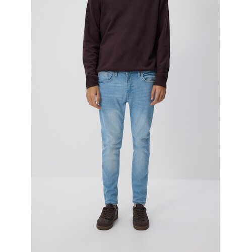 Reserved Skinny traperice ispranog izgleda - plava Cijene