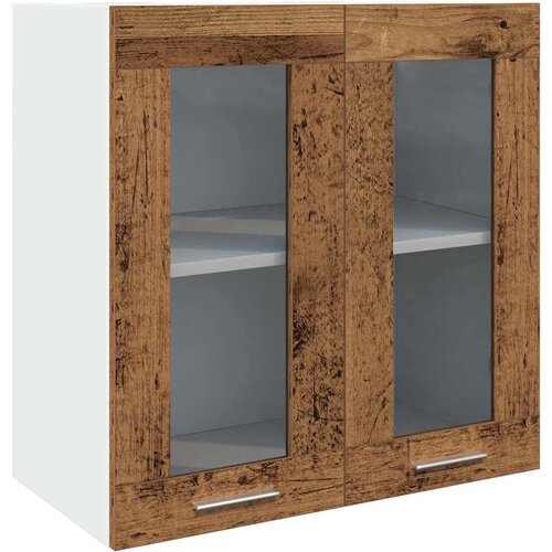 Maison Chic Kuhinjska stenska omarica - Kuhinjska omarica s steklenimi vrati “Lyon” 60x31x60cm iu995, (22063737) Cene