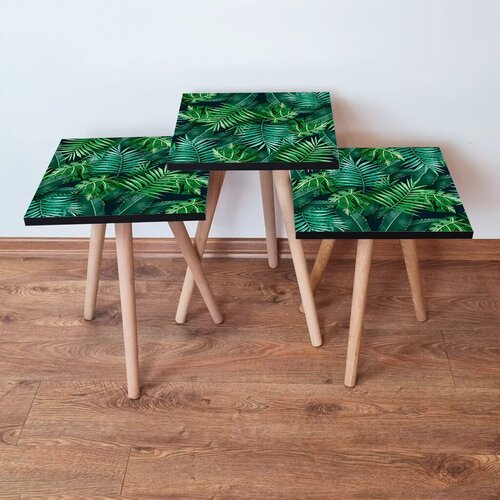 Hanah home Set 3 stočića 3Shp202 Green Cene