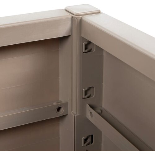  Vrtna sadilica s nogama smeđa 80x36x35 cm PP Slike