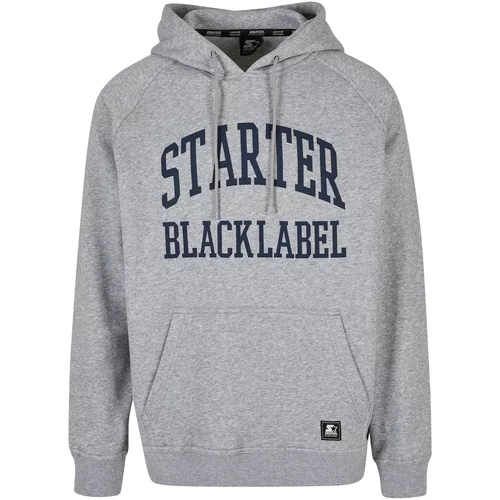 Starter Black Label Sweater majica 'Raglan' siva / crna