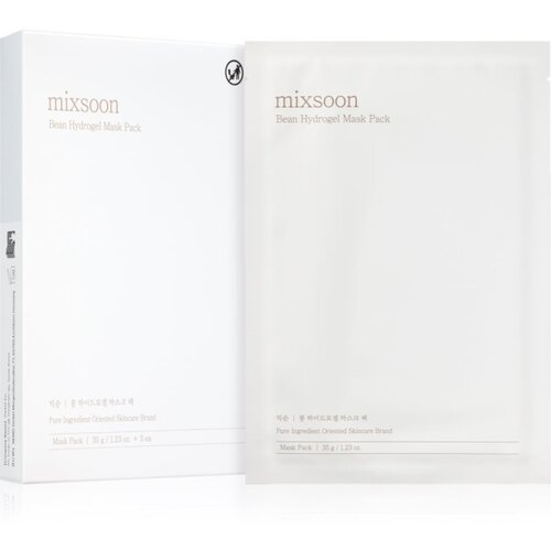 mixsoon Bean Hydrogel Mask Pack intenzivna hidrogelna maska za osvetljevanje kože in hidratacijo 5x35 g Cene