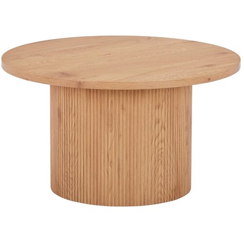 House Nordic Okrugao stolić za kavu u dekoru topole u prirodnoj boji &amp;oslash; 80 cm Boavista &amp;ndash; Slike