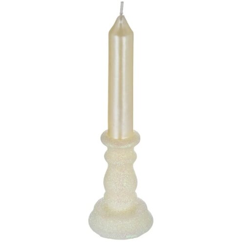 Atmosphera sveća u obliku svećnjaka 20 cm bela (134365BL) Slike