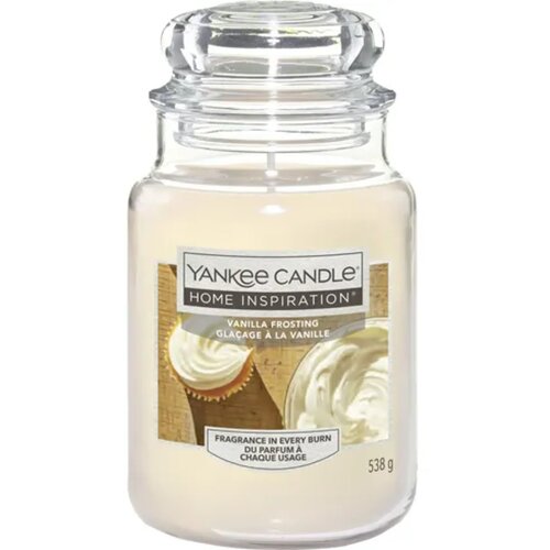 Yankee Candle Home Inspiration sveča v kozarcu Vanilla Frosting - Large Cene