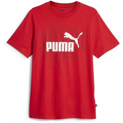 Puma GRAPHICS NO.1 TEE Muška majica, crvena, veličina
