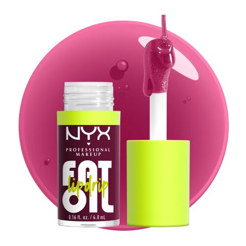 NYX Professional Makeup olje za ustnice - Fat Lip Oil - That&amp;#039;s Chic (FOLD04) Slike