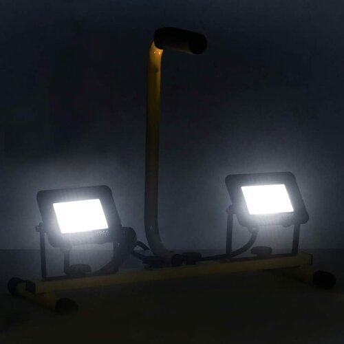 LED reflektor s ručkom 2 x 20 W hladni bijeli Slike
