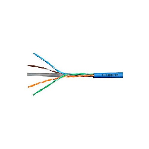 Schrack kabli LAN CAT6 U/UTP HSKU423H15 500M 4X2XAWG-23 300MHZ LS0H plavi ( 010-0070 ) Cene