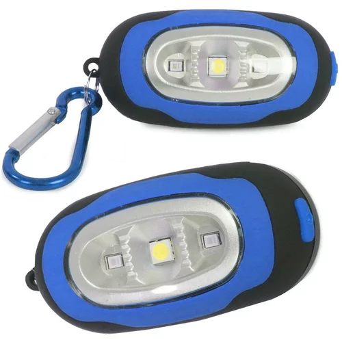  Baterijska 3 LED svetilka - obesek za ključe